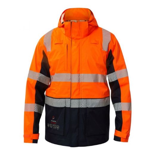 Picture of FLAME BUSTER FR HI VIS WET WEATHER 3 IN 1 SEGMENTED REFLECTIVE JACKET